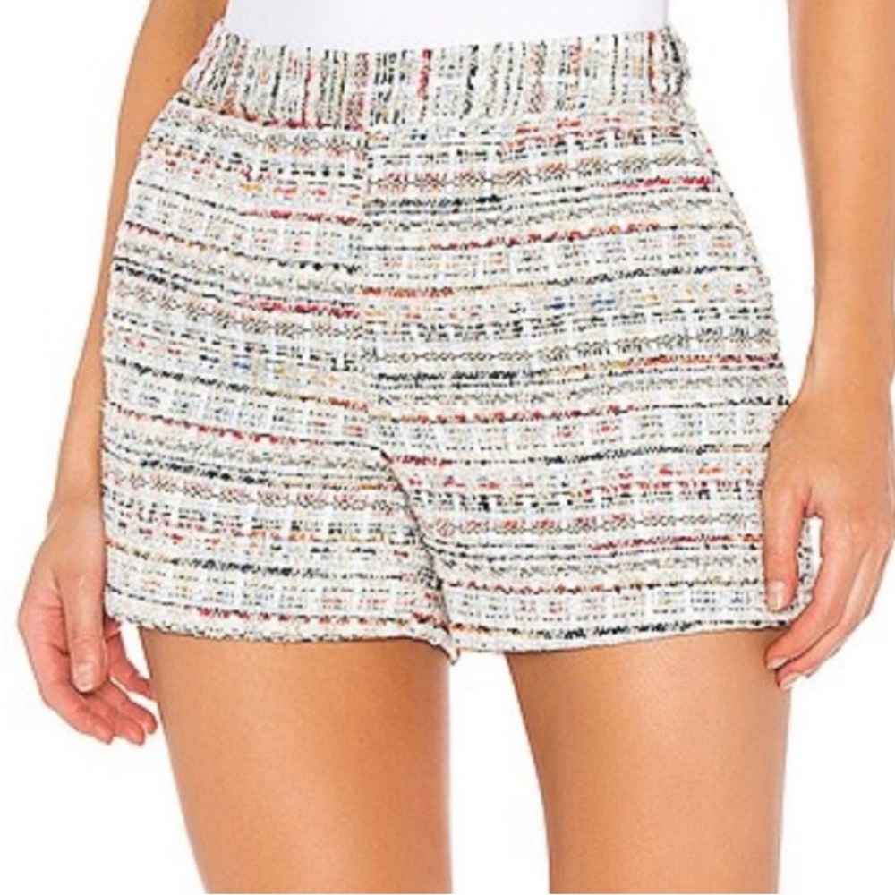 L’agence Ashton Women's Multicolor Tweed Shorts